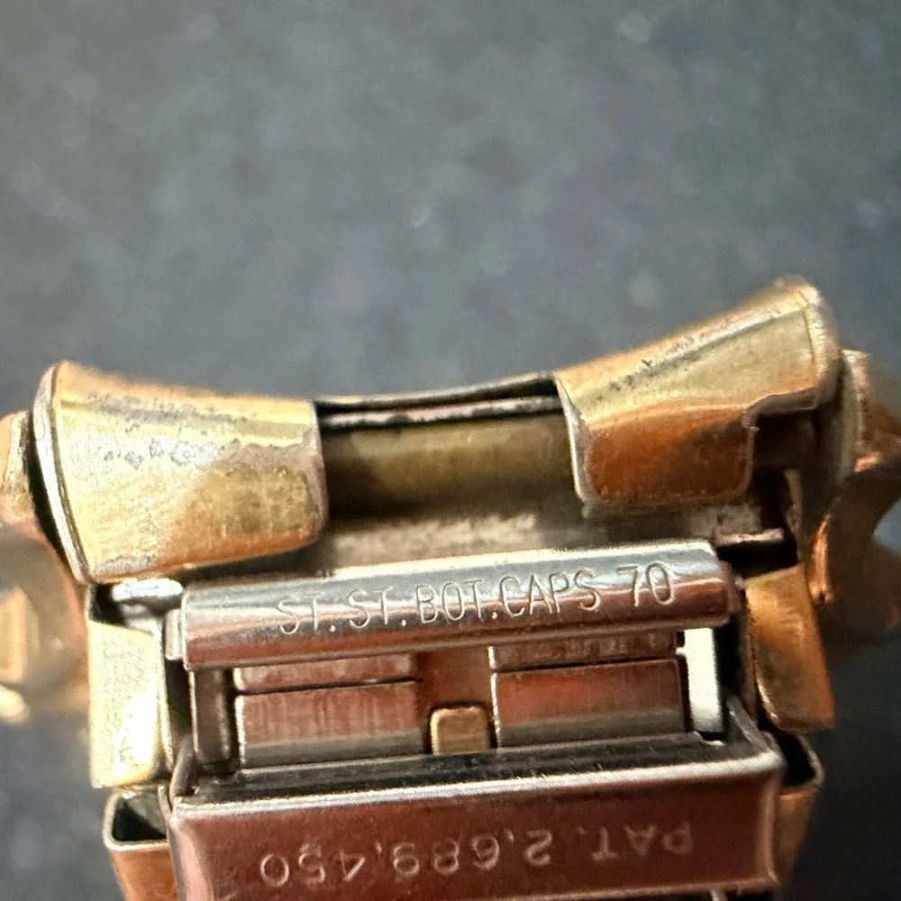Vintage Elgin Self-Winding Shockmaster Gold Men's Watch